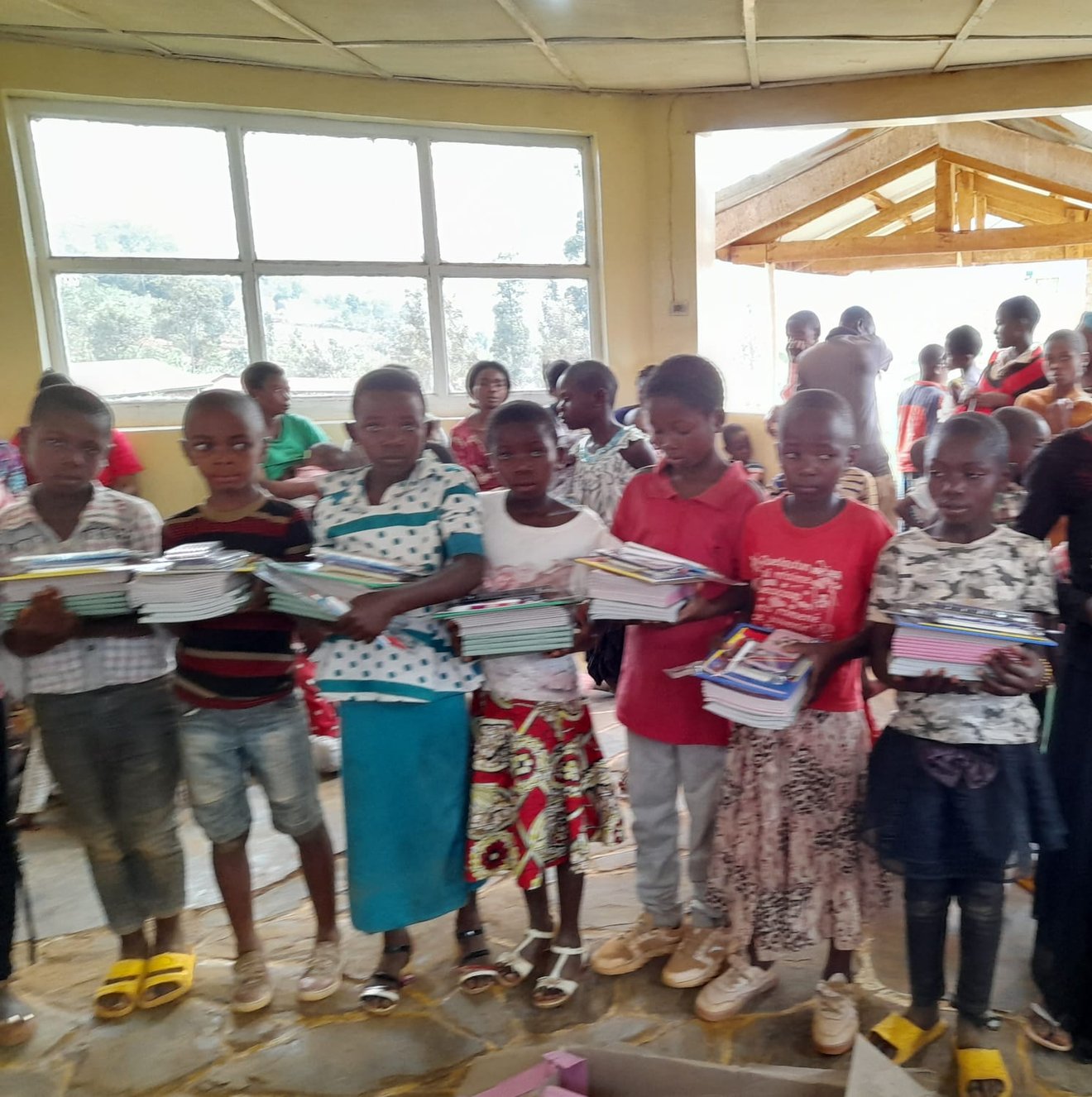 Schoolmateriaal verdeling